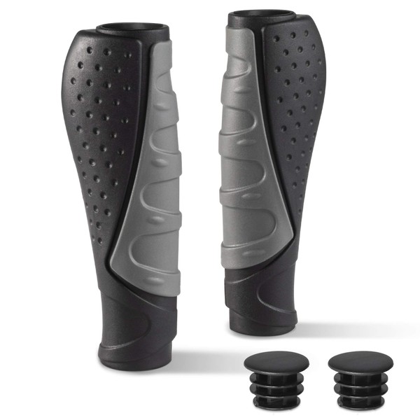 PRUNUS Bicycle Grips Ergonomic Long 130 mm, Bicycle Grips /