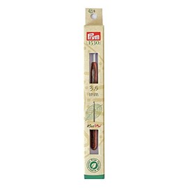 Prym Wool Crochet Hook, Wood, Multicoloured, 3.5 mm