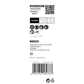 Bosch Professional 10 x Expert 'Hard Nail Pallets' S 1122 CHM Reciprocating Saw Blade (for Wood with Tough Metal, Length 225 mm, Reciprocating Saw Accessories)