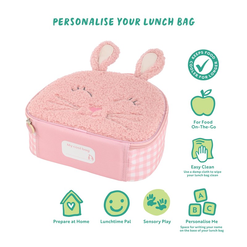 Polar Gear Sensory Lunch Bag with Wipe Clean Lining, Plush,