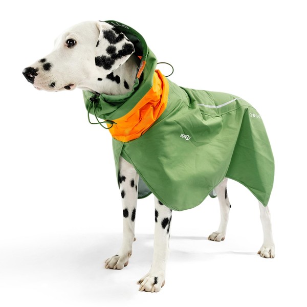 HOWGO Dog Raincoat Adjustable Pet Waterproof Windproof Jacket Dog Rain