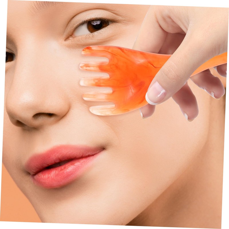 Mikinona Five Claw Jade Comb Handmade Massager Tool for Facial