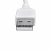 FITE ON 5ft White Micro USB Cable Computer PC Laptop