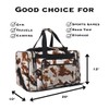 NGIL Canvas 20" inch Duffle Bag (Cow Print-Black)