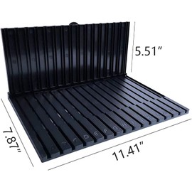 Shiwaki 11.4‘’ x 7.8‘’ L-Shaped Embedded Bracket for Plastic Model Folding Type Parts Holder Parts Arrangement,for Model Gundam Hobby Model Making Parts