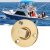 Marine Drain Plug Kit 25mm/1in Mounting Hole Bronze Mirror Polished