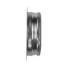 Cuello de conducto de ventilación hermético de metal de 4