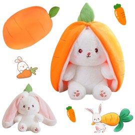 EEPLUYTY Rabbit Hide and Seek Hide, 22 cm Rabbit Doll, Rabbit Plush Toy Hide and Seek Hide Game, Cute Easter Doll Toys for Small Children