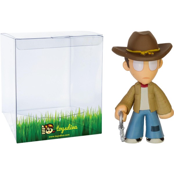 C a r l Grimes: 2.6in Mystery Minis Vinyl Figurine Bundle with 1