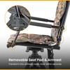 ARROWHEAD OUTDOOR Wide Folding 360° Hunting Swivel Blind Chair with