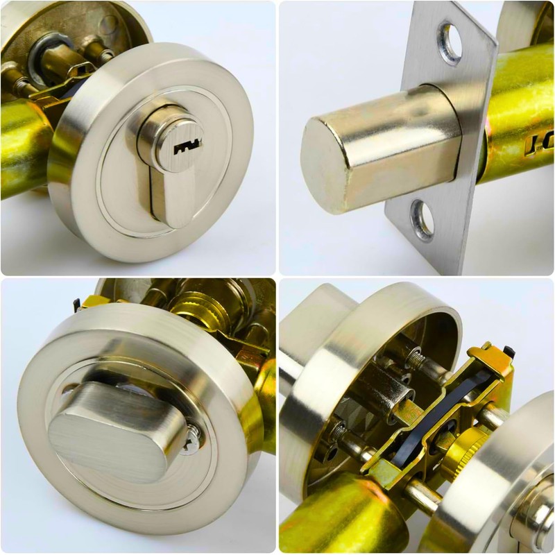 Security Solutions - Euro Locking Deadbolt Thumbturn Set - 60/70mm