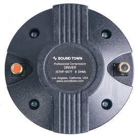 Sound Town 1.75” 125W Titanium Compression Driver, High Frequency Driver, Replacement Tweeter for PA/DJ Speakers (STHF-007T)