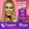 Biotin Gummies with Collagen - Hair Growth Support Skin, &