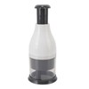Mini Chopper White Manual Stainless Steel Blade PP Material Easy