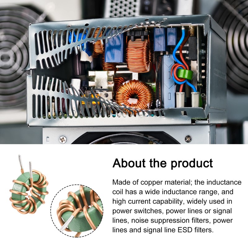 Rebower Toroid Core Inductance Common-Mode Coils Copper Wired, [for DIY]
