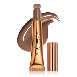 Contour Beauty Wand, Liquid Face Concealer Contouring with Cushion Applicator, Shading Bronzer Stick Natural Matte Finish, Lightweight Blendable Super Silky Cream Contour Makeup Stick