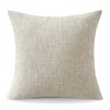 JOTOM Chenille Cushion Covers 60x60 cm Soft Beige Decorative Throw