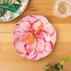 Turhong TT20748976 Palre Tropical Flower Salad Plate, 9.1 inches (23