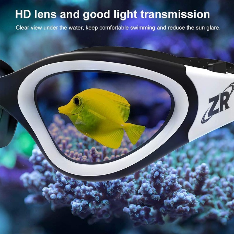 ZIONOR Swim Goggles, Upgraded G1 Polarized Swimming Goggles UV Protection