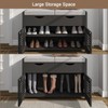 ChooChoo Shoe Storage Bench with Lift Top Storage, Entryway Bench