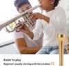 Trumpet Mouthpiece,Durable Brass 7C 5C 3C Trumpet Mouthpiece Musical Instrument