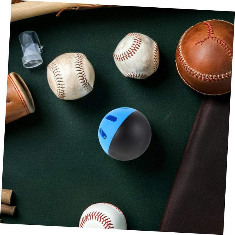 Kisangel 4pcs Lightweight Hollow Baseball Practice Balls for Safe Indoor
