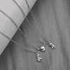 Deluxe 2x Collares Dinosaurios Iman Pareja Colgante Hombres Mujeres