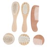 KOMBIUDA 1set Newborn Brush Set Hair Brush and Comb Set