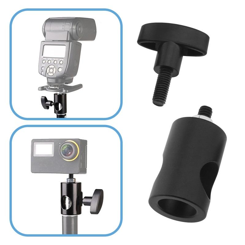 VGOL 2PCS Rapid Adapter with 1/4" Screw Multi-Functional Light Stand