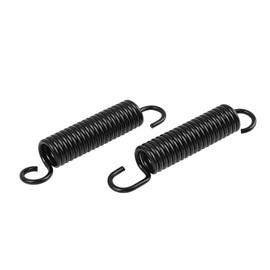 sourcing map 2 Pieces 8.5 cm Length Motorcycle Black Mount Stand Return Spring Main Stand Stand Spring for GY6-125