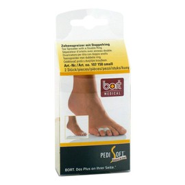 Bort PediSoft Toe Separator with Double Ring Small Pack of 2