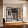 BATHWA Adjustable Heavy Duty Wardrobe Closet Organizer - Expandable Metal