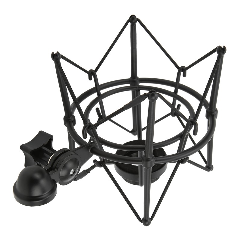 Microphone Shock Mount Clip Mic Anti Vibration Holder for Live