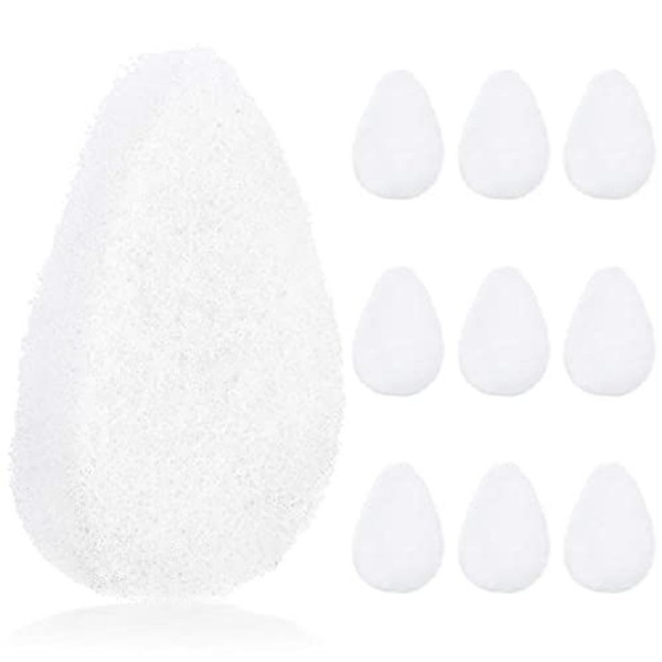 IMPRESA 10 Pack Facial Sponge for Daily Deep Cleansing -