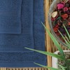 CASABELLA Premium Quality 12 R-Blue Face Towels (30x30CM) Highly Absorbent