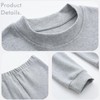 Enfants Chéris Boys Thermal Underwear Set Kids Pjs Gray 5T