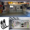 Garage Wall Bracket, 2 Pieces Garage Storage Double Hooks Wall