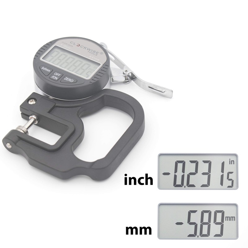 DTGR-0055 - Medidor de espesor digital de herramientas de 0.0-0.33