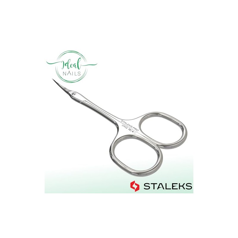 STALEKS PRO UNIQ - Tijeras profesionales para cutículas "Ballerina" Uniq