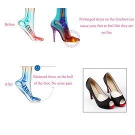 Leather Half Insoles for Women, Soft Latex Forefoot 1/2 Inserts, Comfortable Discreet Absorbs Moisture Prevent Odor, Firmer Than Gel, Prevents Rubbing & Blisters in Heels (2)