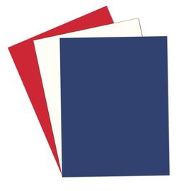 Bazyrock 30 Sheets Patriotic Colored Cardstock,8.5 x 11 Inches Red White Blue Assorted Color Card Stock Paper 65lb/180gsm for Fourth Of July Crafts, DIY Cards and Invitations