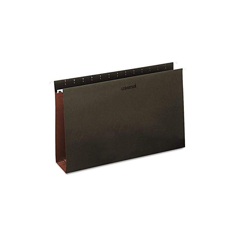 Universal 14153 Three Inch Box Bottom Pressboard Hanging Folders, Legal,