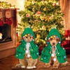 Dog Christmas Outfit, GOYOSWA Dog Christmas Clothes Dog Christmas Tree