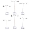 SOIMISS Set of 6 Acrylic Earring Holder Jewellery Stand Display