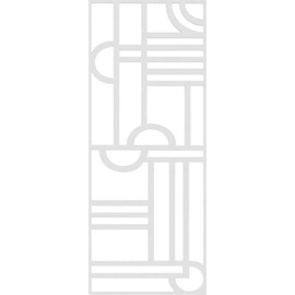 Ekena Millwork WALP26X65RTN Riverton Fretwork PVC Wall Panels, White