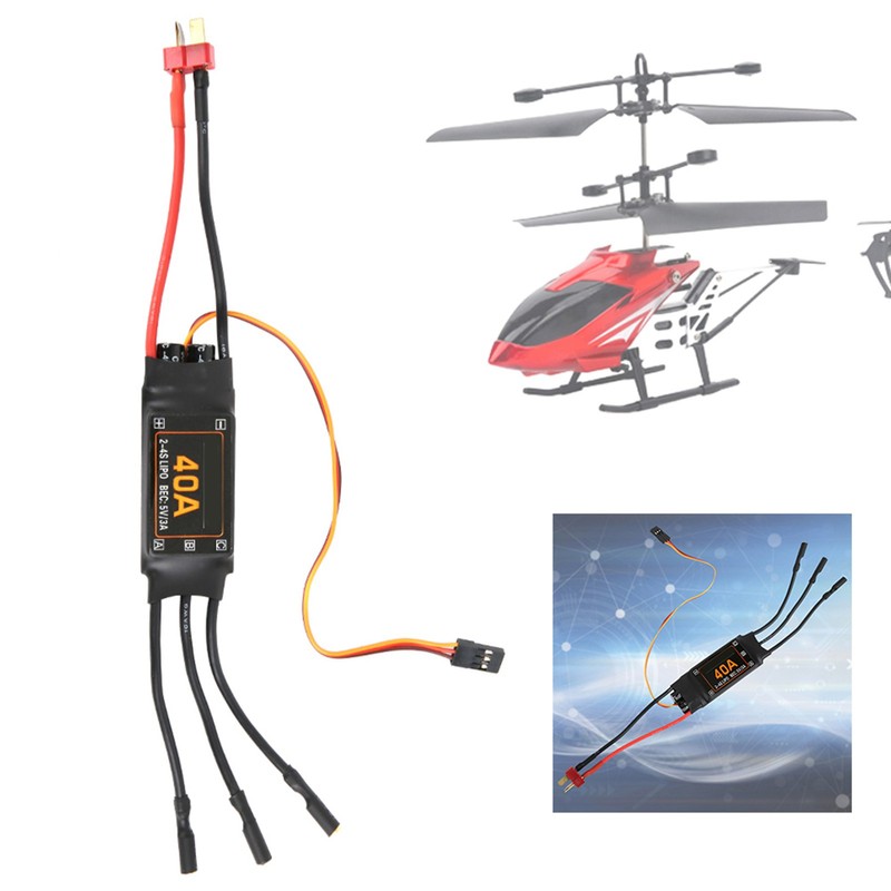 40A Speed Controller Brushless ESC RC Drone Helicopter FPV Parts