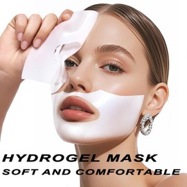 Bukamkom 8pcs Collagen Face Mask, Hydrogel Overnight Face Mask for Hydration & Soothing, Hydrogel Collagen Facial Mask, Face Masks Facial Masks Skincare