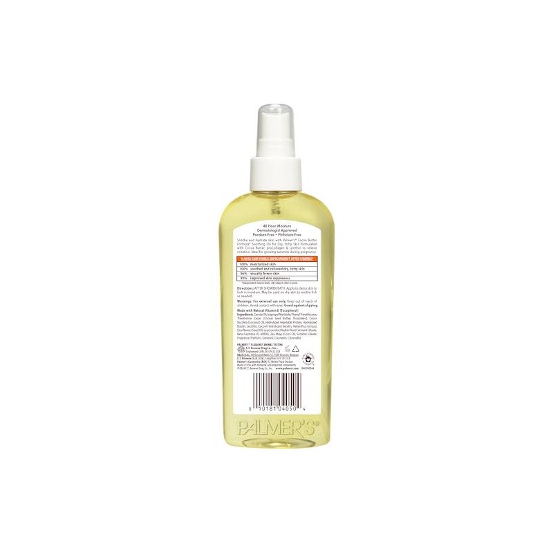 Palmer's Cocoa Butter Formula Aceite Calmante para la Comezón y