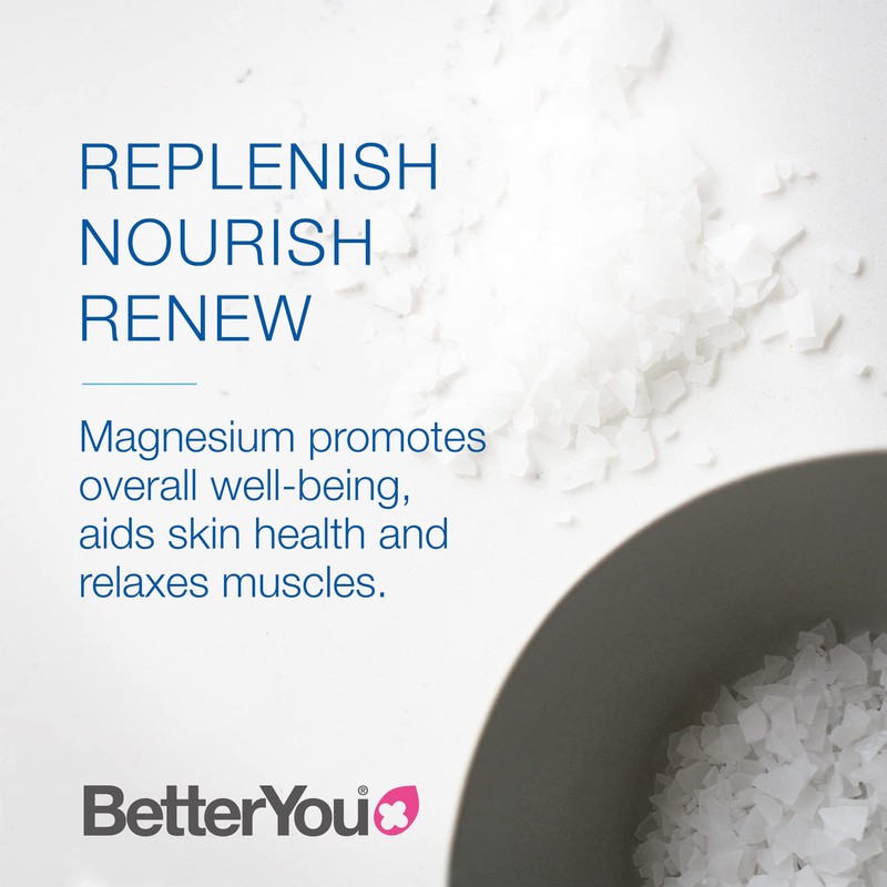 BetterYou Magnesium Mind Bath Flakes, Blend of Pure Zechstein Magnesium