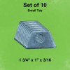 Core Logic Roll Cage Weld Tab kit 70 Tabs, Steel